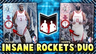 NBA 2K18 INSANE ROCKETS DYNAMIC DUO GAMEPLAY!! *DIAMOND CP3 & PINK DIAMOND HARDEN* | NBA 2K18 MyTEAM