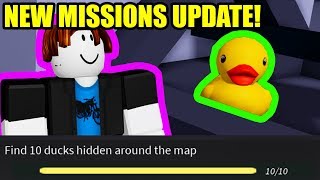 NEW Missions Update, ALL 10 DUCK LOCATIONS, NEW Codes! | Roblox Mad City