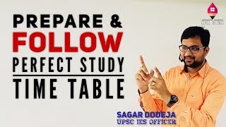 How to Make & FOLLOW a Study Time Table | Toppers Study plan, tips and tricks by IES Officer