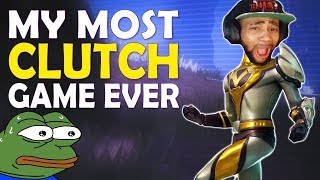 BEST DROP LOCATION!? OOGA BOOGA BOOGIE MAN | INTENSE CLUTCH GAME - (Fortnite Battle Royale)
