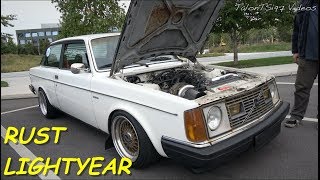 RUST LIGHTYEAR... 5.3L Turbo Volvo 242 Roll Racing