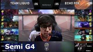 Echo Fox vs Team Liquid | Game 4 Semi Finals S8 NA LCS Spring 2018 | FOX vs TL G4