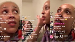 DOJA CAT AND HER BOYFRIEND DOING IMPRESSIONS AND MORE