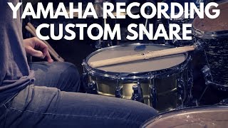 MY NEW SNARE! Yamaha Recording Custom Brass Snare