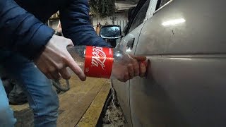 КАК УБРАТЬ ВМЯТИНУ НА АВТО СВОИМИ РУКАМИ.