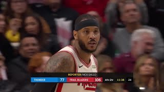 Carmelo Anthony Full Play vs Oklahoma City Thunder | 11/27/19 | Smart Highlights
