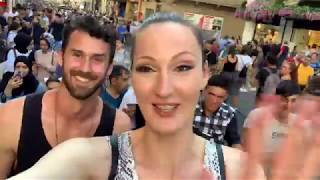 Ekaterina Lisina 6`9 and Paul Marlow 6'8 in Turkey, Istanbul