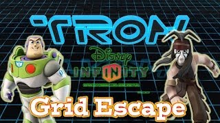 Disney Infinity Toy Box Share Grid Escape (Tron Week)
