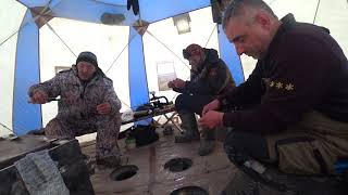 Первый лед 2019-2020 Якутия. Турбо Клев окуня