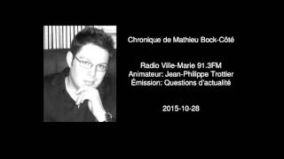 Mathieu Bock-Côté à RVM - Les 20 ans du référendum de 1995