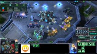 StarCraft 2 - SC232 - Tarson (T) vs aTnSocke (P) on Metalopolis Part 2