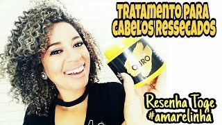 TRATAMENTO PARA CABELOS RESSECADOS: LINHA BANHO DE OURO DA TOGE