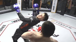 Бой Пулеметчик с Самбистом! Первый бой после поражения на голых кулаках