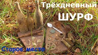 Трёхдневный шурф старого фундамента