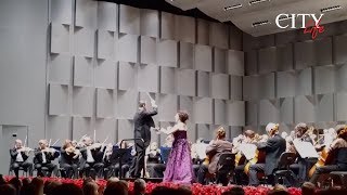 Anna Netrebko and Yusif Eyvazov.  Grimaldi forum Monte Carlo 01.02.2018