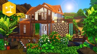 VOLCANIC ABODE // Sims 4 Speed Build