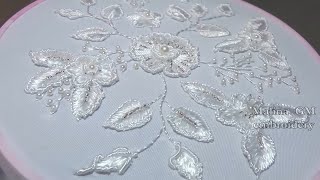 Hand Embroidery: Ruffle ButtonHole stitch | Бразильская Вышивка