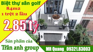 Dự án West Lakes Golf & Villa Nhà mẫu phong cách cổ điển 84m2