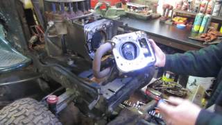 fixing a craftsman tractor with no compression.