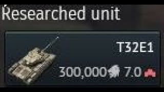 War thunder T32E1 Fun