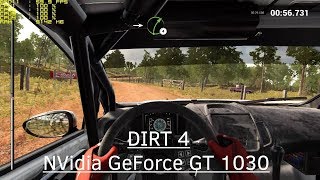 DIRT 4 - NVidia GeForce GT 1030 - Core i3 7100 - 8GB RAM