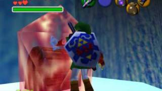 Legend of Zelda Ocarina of Time Walkthrough 09 (3/6) "Ice Cavern: Blue Fire"