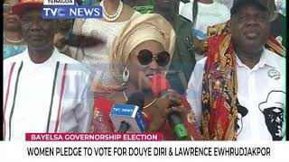 Bayelsa women pledge to vote for PDP's Duoye Diri, Lawrence Ewhudjakpor