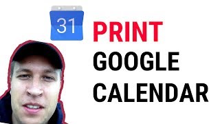 HOW TO PRINT GOOGLE CALENDAR 2018?