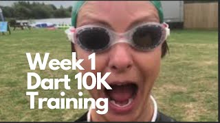 Week One. I've entered the Dart 10K 2019. A training plan for my Marathon swim in open water.