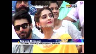 Sonam Kapoor, Fawad Khan and Kirron Kher promote 'Khoobsurat' in Amritsar