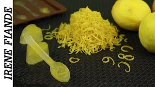 Как правильно снимать   и хранить  цедру лимона, апельсина