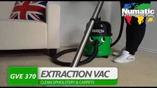 Numatic George Vacuum Cleaner GVE370- Carpet & Upholstery Cleaner