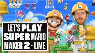 Super Mario Maker 2 gameplay - (Let's Play Super Mario Maker 2 LIVE!)