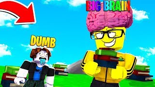 I became the SMARTEST KID *BIG BRAIN* and BECAME TOO POPULAR.. (Roblox)