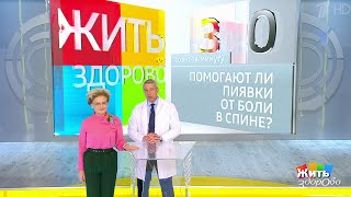 Жить здорово! Совет за минуту: лечение пиявками. 26.09.2018