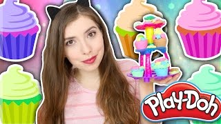 PLAY DOH WIEŻA SŁODKOŚCI I CUPCAKE TOWER I POWRÓT DO DZIECIŃSTWA #2