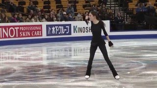 Evgenia Medvedeva -  SP practice Worlds 2016