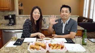雑談Q&A 買ってきた物を食べながら、質問に答えてみました。アメリカ生活・雑談食事会　#98
