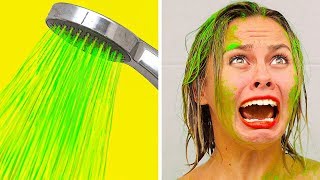 LAS BROMAS MÁS GRACIOSAS PARA AMIGOS || Guerras de bromas por 123 GO! Spanish