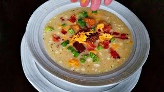 How to make the best Instant Pot Potato Soup, Creamy and loaded