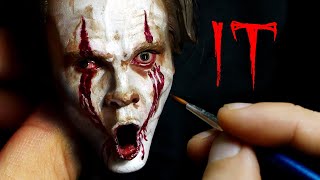 Sculpting Realistic transforming Pennywise Timelapse - IT Chapter 2 in Trailer Movie film(2019)