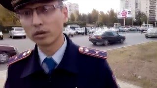 Беспредел полиция Казахстан. ГАИ. Степногорск. "Уберите камеру"