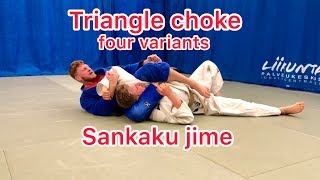 УДУШАЮЩИЙ ТРЕУГОЛЬНИК.ДЗЮДО.4 ВАРИАНТА.TRIANGLE CHOKE.JUDO.SANKAKU JIME.SHIME WAZA