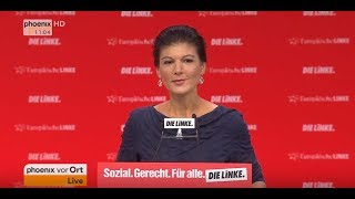 Bundesparteitag Die Linke: Rede von Sahra Wagenknecht am 11.06.2017