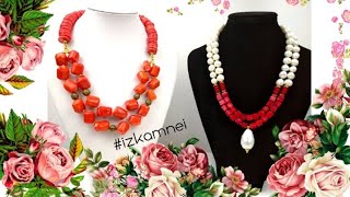 Обзор новых украшений до и после  Переделка старых украшений в новые #izkamnei