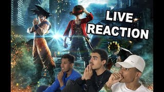 TRAILER JUMP FORCE - LIVE REACTION FR