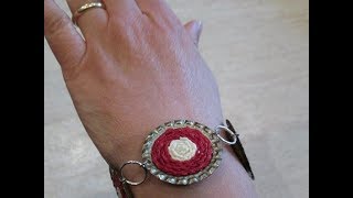TUTORIAL BRACCIALE CON TAPPI BOTTIGLIE E RAFIA