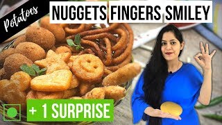 Indian Potato Snacks Recipes | आलू केआसान स्नैक्स | Indian Snacks For Kitty Party