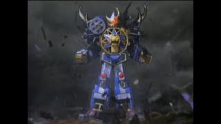 Power Rangers Ninja Storm - Mini Zord and Thunderstorm Megazord