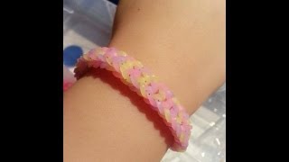 Inverted Fishtail DIY Colorful Loom Bracelet Tutorial ~ How To